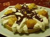 Tarte profiterole