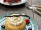 Baba au rhum et sa chantilly vanille