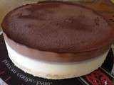 Entremet chocolat blanc / chocolat noir