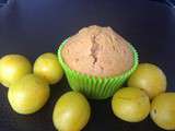 Muffins vergeoise et aux mirabelles