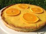 Tarte à l’orange et à la cardamome