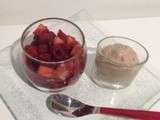 Verrine gourmande aux fruits rouges et sa mousse au chocolat malté