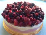 Waouh : Entremet litchis / fruits rouges