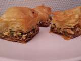 Baklava aux pistaches et amandes