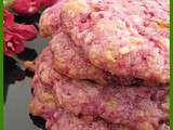 Cookies framboises-amandes-chocolat blanc