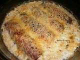 Gratin de poireaux au jambon