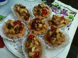 Mini tartelettes aux fruits secs