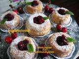 Minis moelleux a la confiture de cerises