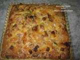 Quiche courgette-poulet