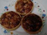 Quiches pommes de terre-fromage