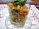 Salade carottes au thon en verrines