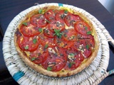 Tarte aux tomates et moutarde