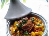 Tajine d'haricots a ecosser a l'algerienne (loubya grini)