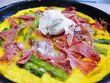 Frittata aux Asperges Vertes et au Jambon Cru