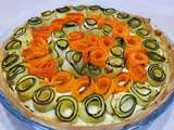 Tarte aux Courgettes, Carottes et Ricotta