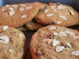 Cookies aux abricots et amandes effilées