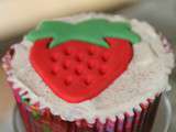 Cupcakes aux fraises