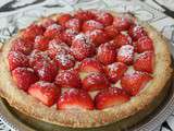 Tarte aux fraises et au mascarpone