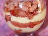 Tiramisu girly aux fraises