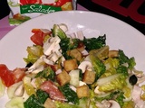 Salade avec croûtons de chèvre