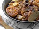 Ossobucco braisé aux Olives & Ail Confit