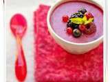 Panna Cotta aux Fruits Rouges au Miel de Buplèvre