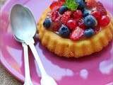 Tarte Moelleuse (Huile d’Olive & Thym), Lemon Curd Léger & Fruits Rouges