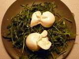 Dans son plus simple appareil buratta roquette huile d'olive citron