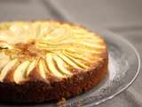 Gâteau moelleux aux pommes et à la frangipane