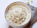 Poireaux au jambon sauce Mornay