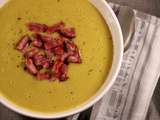 Soupe de pois cassés à la saucisse de Morteau