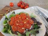 Tarte fine aux tomates confites