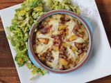 Tartiflette crémeuse aux cèpes