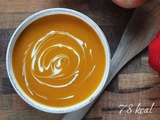 Velouté de butternut et poivrons