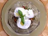 Salade de légumes croquants à la burrata