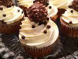 Cupcakes aux Ferrero Rocher