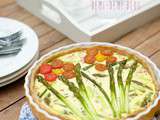 Quiche aux asperges vertes / les jolies fleurs de mai