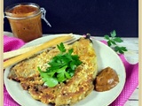 Aubergine panée cuisson au four ou à la poêle