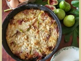 Clafoutis aux figues et aux amandes