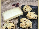 Cookies salés au comté et aux canneberges