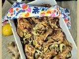 Poulet citron fenouil au four