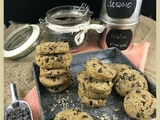 Sablés aux graines et au chocolat pour ceux de la Biscuiterie de l’Abbaye