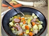 Soupe paysanne à la saucisse fumée