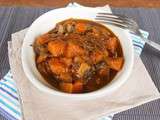 Butternut et champignons en sauce