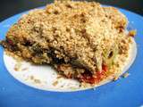 Crumble de légumes d'été aux olives