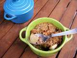 Crumble pomme châtaigne en cocottes