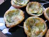 Mini-tartes feuilletées aux courgettes