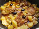 Poulet pommes de terre et olives