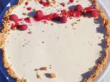 Tarte panna cotta passion framboises