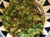 Chermoula, marinade marocaine pour poissons, salade